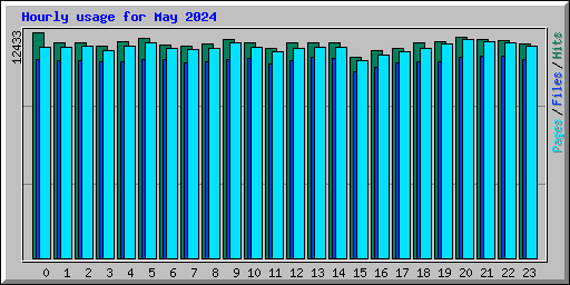 Hourly usage for May 2024